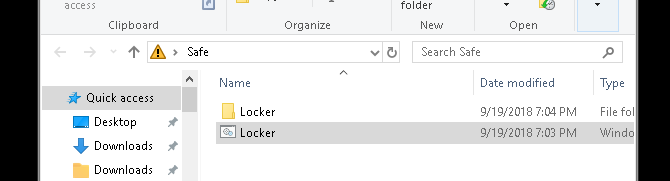 So schützen Sie einen Ordner mit einem Kennwort in einer Windows Locker-Datei und einem Ordner