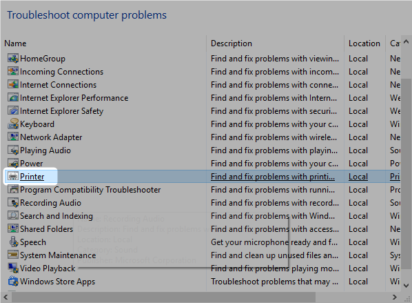 Windows-10-Automated-Troubleshooter-Drucker