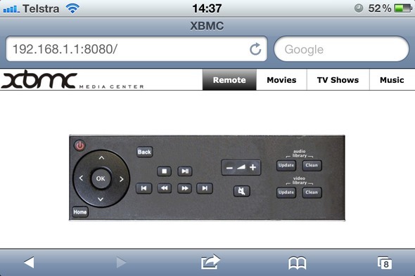 kostenlos xbmc remote iphone