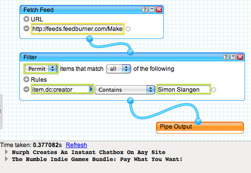 Yahoo Pipes Tutorial