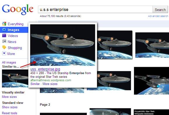 Google erweiterte Bildsuche