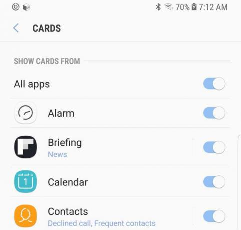 android versionen samsung note8 bixby config