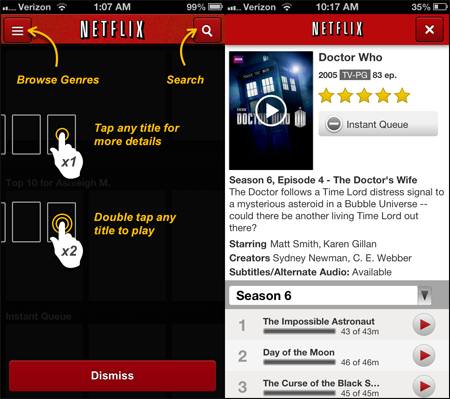 Netflix iPhone