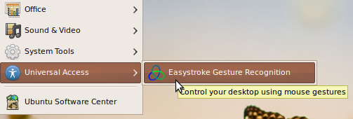 Maus gestikuliert Linux