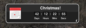 Dashboard Countdown Widget Mac