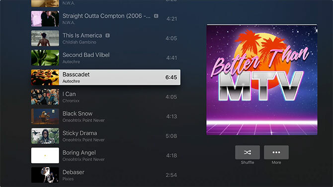 Apple Music Video Playlist auf Apple TV