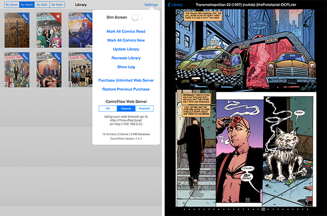 Die besten Apps zum Lesen von Comics auf Ihrem iPad comicflow2