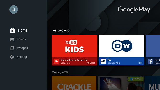 Google Play Android TV App