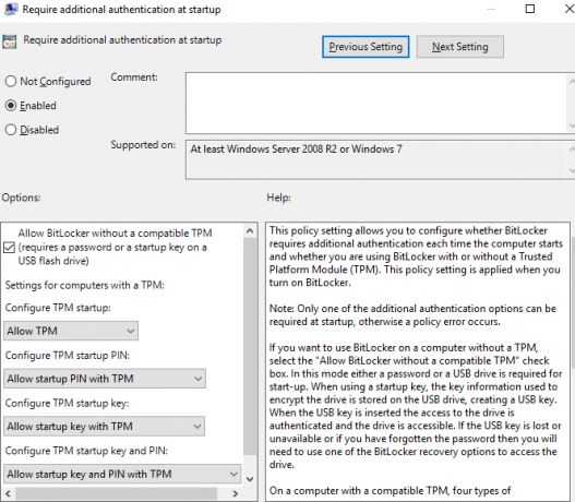 Bitlocker-Gruppenrichtlinie