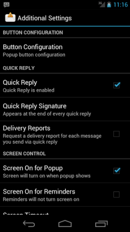 SMS Popup Android App,