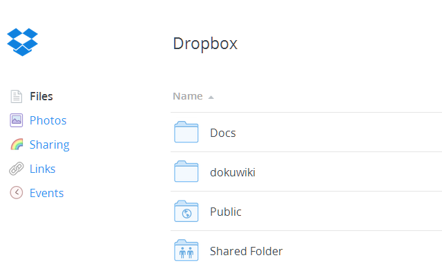 Dies ist eine Bildschirmaufnahme eines der besten Windows-Programme namens Dropbox