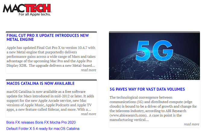 Mactech Apple Website