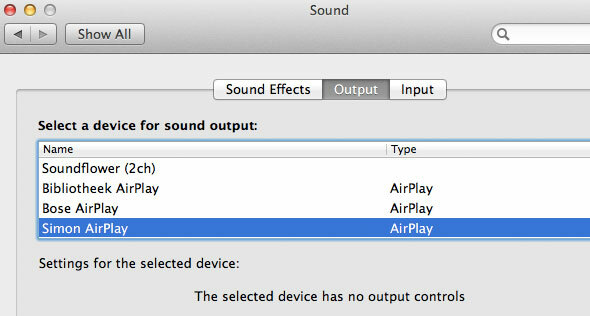 Mac Airplay Berglöwe