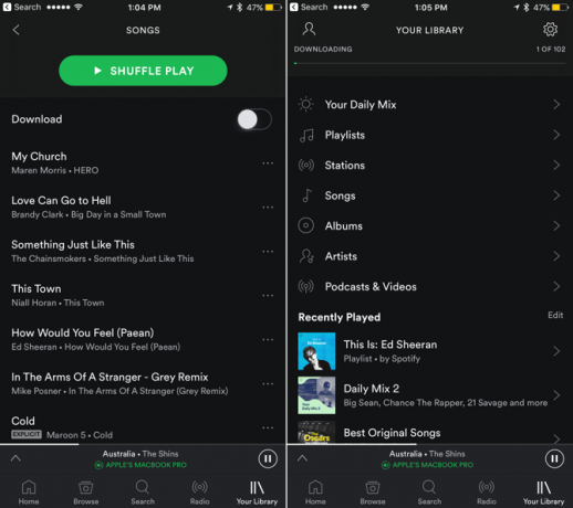 pendelfreundliche Apps spotify