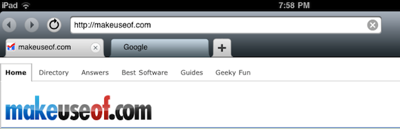ein besseres Webbrowser-iPad