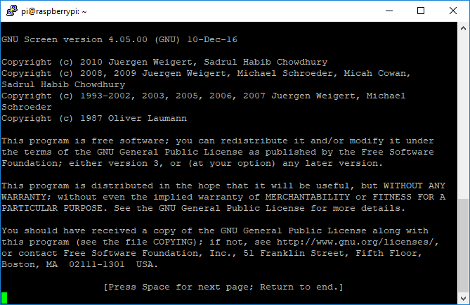 GNU Screen Terminal Einführung Lizenzierung