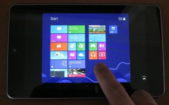 Test Windows 8 auf Android Tablet