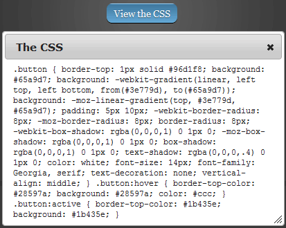 CSS-Schaltflächencode