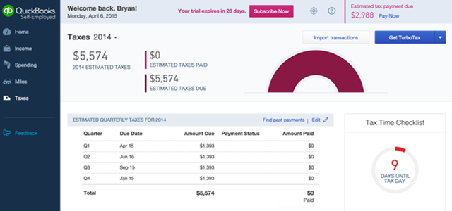 Steuern-Quickbooks