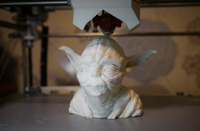 3D-Druck Star Wars Requisiten Yoda Büste