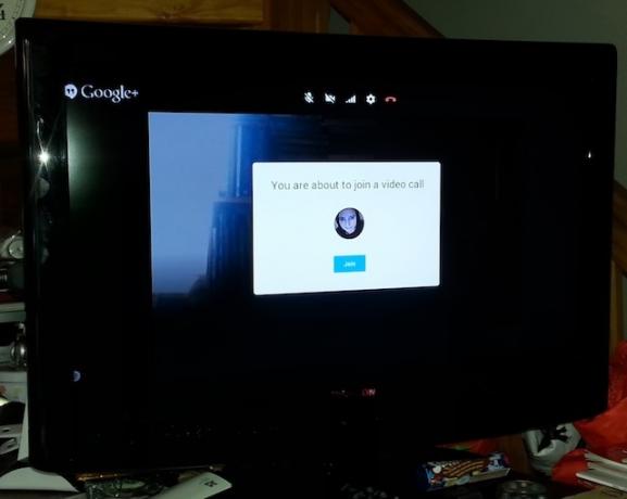 Hangout über Chromecast