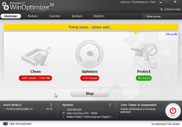 Reinigen und optimieren Sie Ihren Computer für eine bessere Leistung mit WinOptimizer winoptimizer8