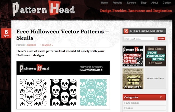 20 großartige Ressourcen zum Herunterladen von kostenlosen Patterns patternhead