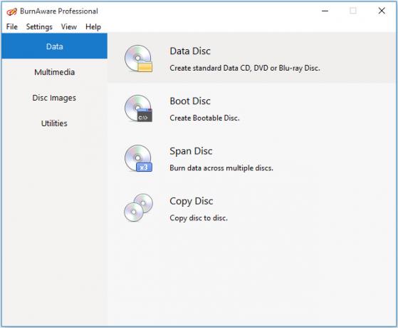 Der beste Weg, um CDs und DVDs unter Windows 10 zu brennen, ist mit BurnAware BurnAware 10