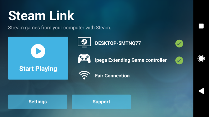 Richten Sie Steam Link auf Android ein