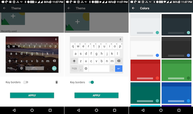 Gboard-Thema