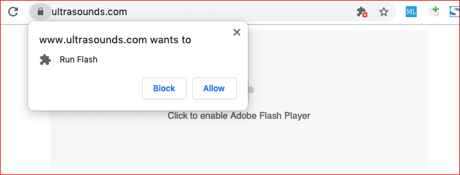 Klicken Sie hier, um Flash-Inhalte in Google Chrome abzuspielen