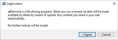 qBittorrent Rechtliche Hinweise