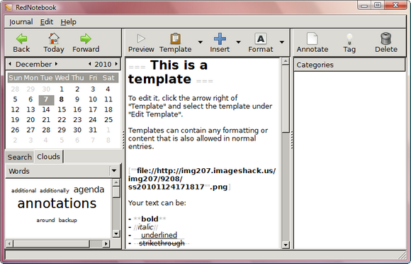 tägliche Journal-Software