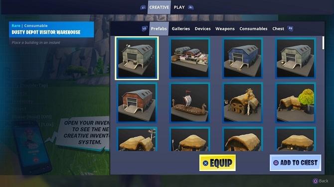 Fortnite Creative Mode Assets