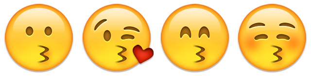 Küssen Liebe Romantik Emoji Emoticon