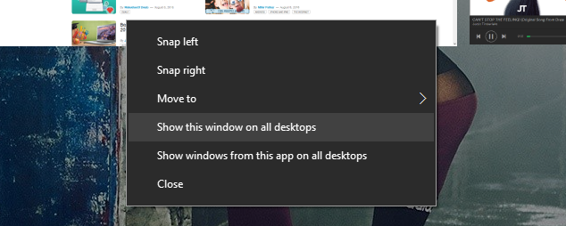 Windows 10 Task View Jubiläum