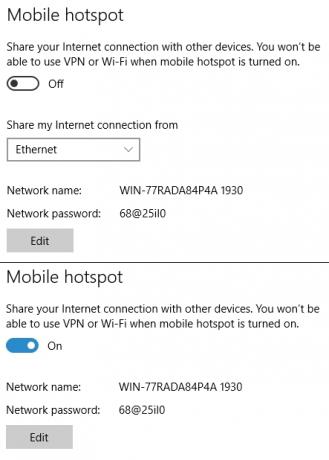 Windows 10 Mobile Hotspot Ein Aus Umschalten