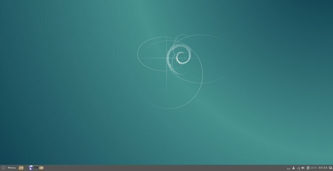 Debian-Desktop-Oberfläche