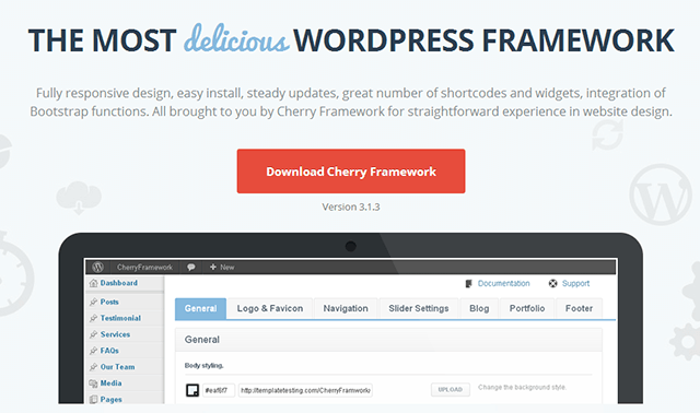 WordPress-Framework-Kirsche