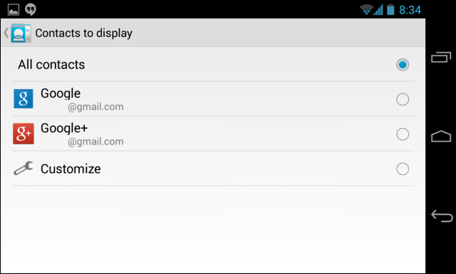 Android-Kontakte-Google