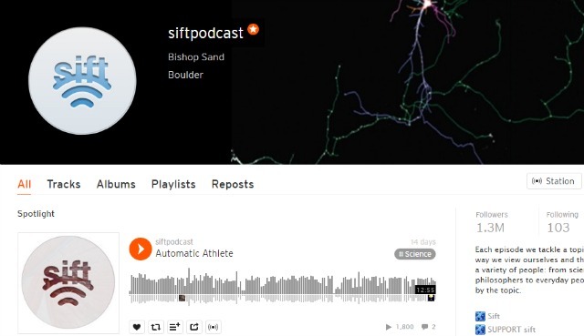 Podcast auf SoundCloud sieben