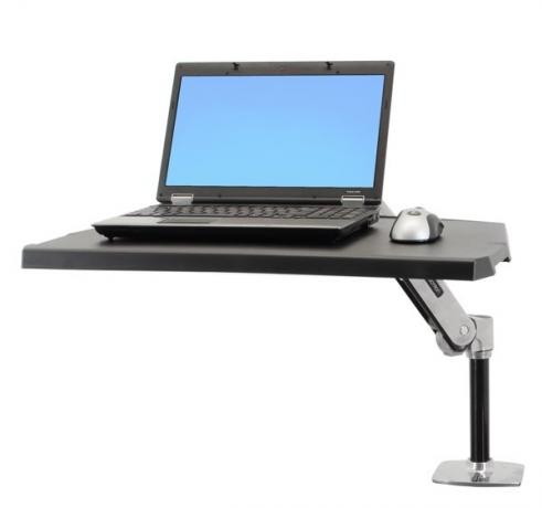 Ergotron WorkFit-S Dual mit Worksurface + Review und Giveaway Workfit p