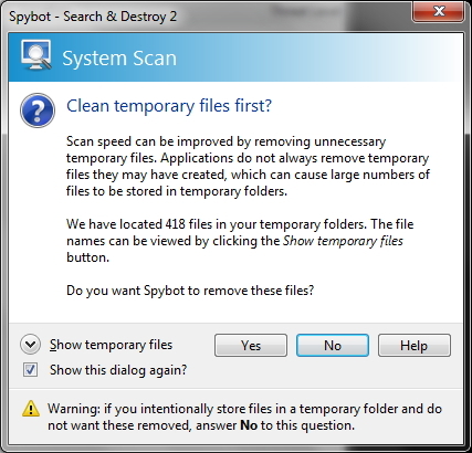 Spybot - Search & Destroy: Der einfache und dennoch effektive Weg zum Reinigen Ihres PCs von Malware-System-Scan-temporären Dateien