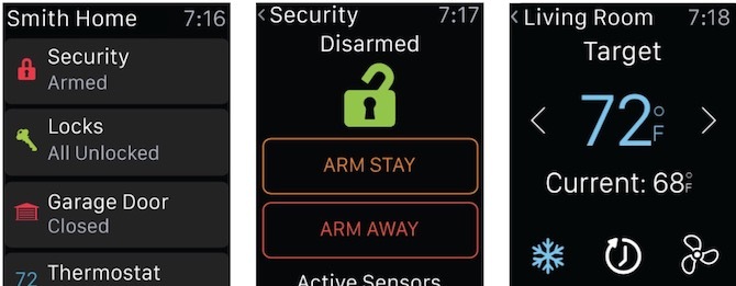 Alarm.com Smart Watch Apps