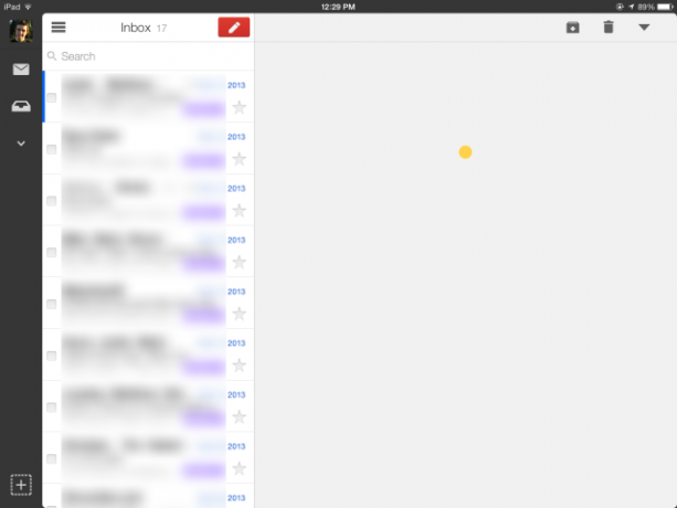 Google Mail-App-auf-ipad