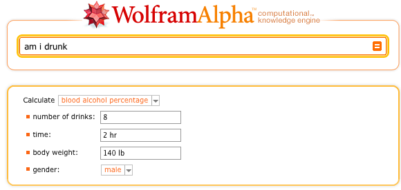 Wolfram Alpha-Suchmaschine