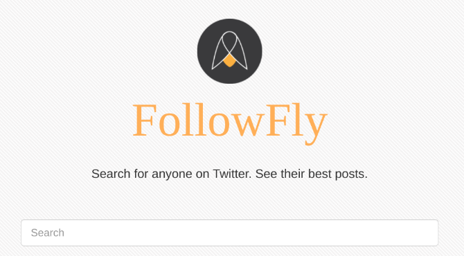 FollowFly findet die Tweets aller Twitter-Benutzer mit den meisten Retweets oder Likes im letzten Jahr