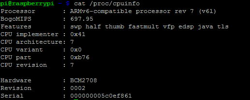 Entdecken Sie Informationen zur CPU des Raspberry Pi