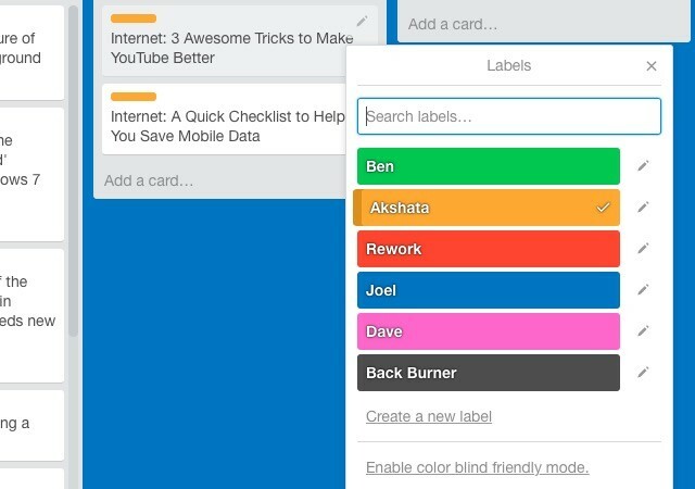 Trello-Labels