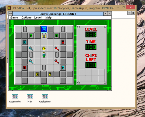 Chips-Challenge-Dosbox